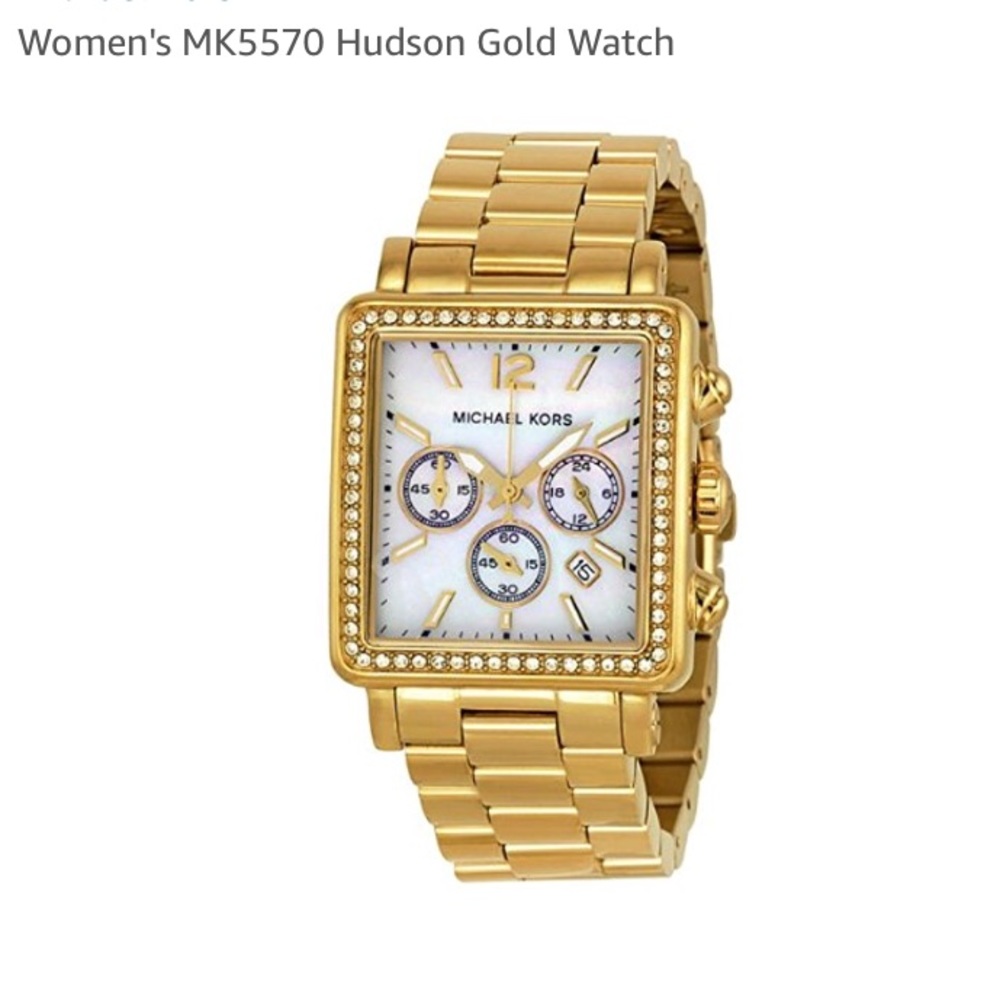 Michael Kors Hudson Gold Time Watch MK-5570
